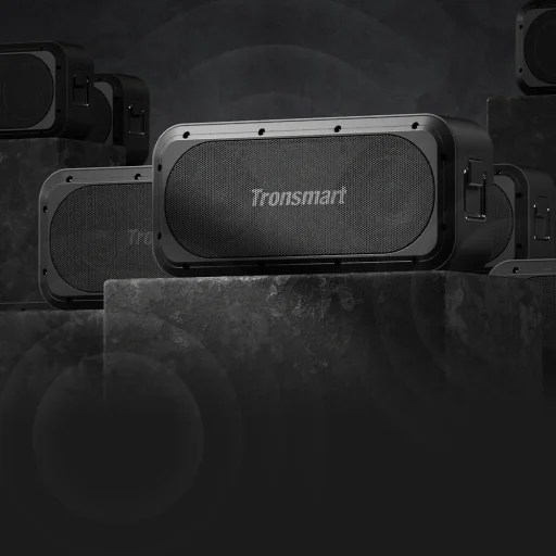 Tronsmart Force SE 50W vízálló vezeték nélküli Bluetooth hangszóró Powerbank funkcióval fekete - 11