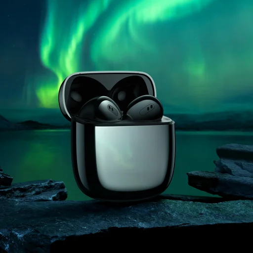 Baseus Storm 3 vezeték nélküli bluetooth 5.2 TWS fülhallgató fekete ANC-vel - 4