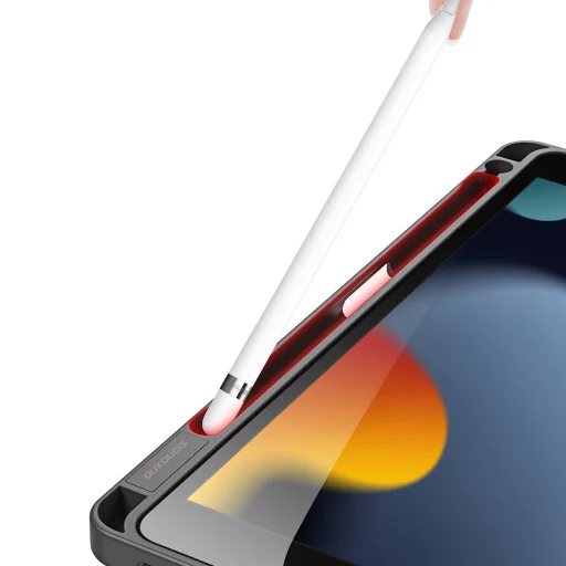 iPad 10.2'' 2021/2020/2019 Dux Ducis Magi tok Apple Pencil tárolóval szürke - 8