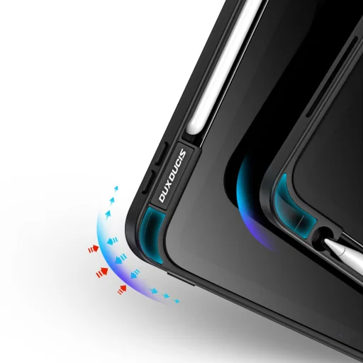 iPad Pro 11'' 2021/2020/2018 Dux Ducis Magi tok Apple Pencil tárolóval fekete - 2