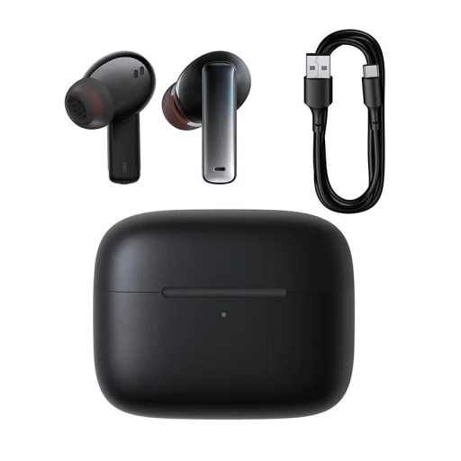 Baseus Bowie M2 TWS bluetooth vezeték nélküli fülhallgató, ANC (fekete) - 5