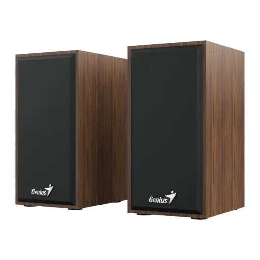 GENIUS 2.0 Hangszóró SP-HF180 3.5mm Jack + USB 6W Wood - 1