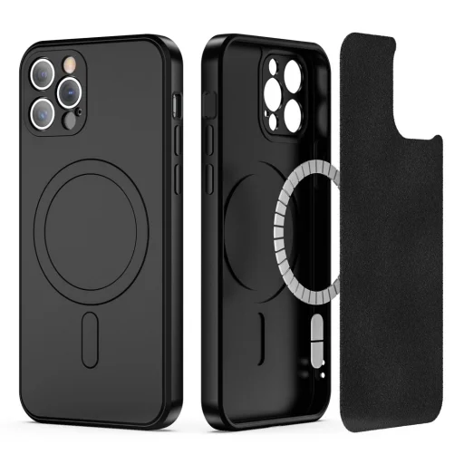 iPhone 12 Pro Max Tech-Protect Icon MagSafe tok fekete - 1