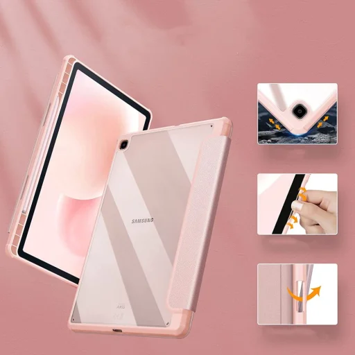 Samsung Galaxy Tab S6 Lite 10.4 2020/2022 Tech-Protect Smartcase Hybrid tok rózsaszín - 6