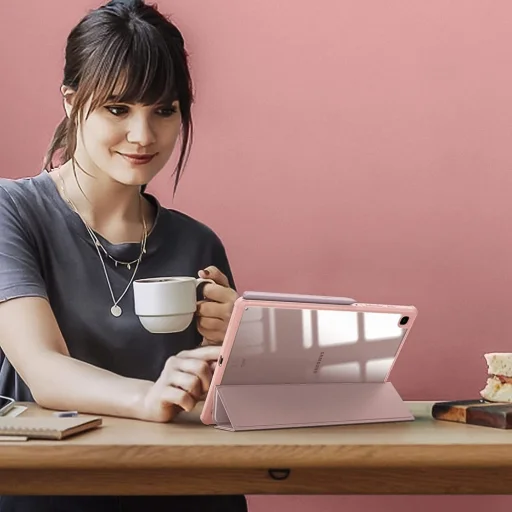 Samsung Galaxy Tab S6 Lite 10.4 2020/2022 Tech-Protect Smartcase Hybrid tok rózsaszín - 2