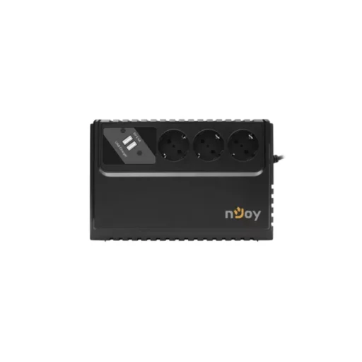 NJOY Szünetmentes tápegység RENTON 650, 650VA, 360W, Offline, USB - 5