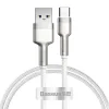 Baseus Cafule Series Metal USB - USB Type-C 66W kábel 1m fehér (CAKF000102) thumbnail