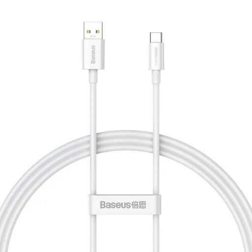 Baseus Superior SuperVOOC USB - Type C kábel 65W 1m fehér (CAYS000902) - 4