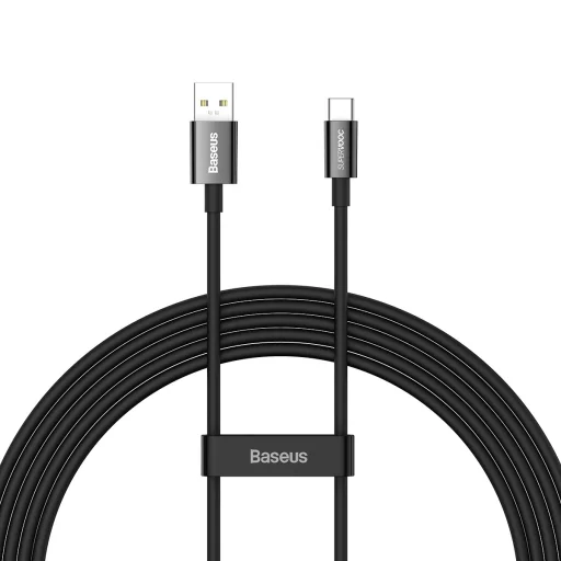 Baseus Superior SuperVOOC USB - Type C kábel 65W 2m fekete (CAYS001001) - 1