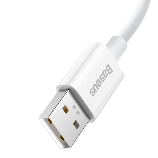 Baseus Superior SuperVOOC USB - Type C kábel 65W 1m fehér (CAYS000902) - 6