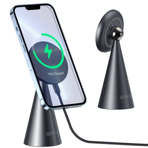 Dux Ducis Duzzona W3 MagSafe indukciós töltő autós tartóval 15W szürke - 1