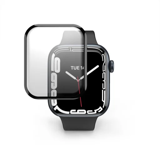 Apple Watch 7/8 41mm Next One 3D kijelzővédő üvegfólia matt - 1