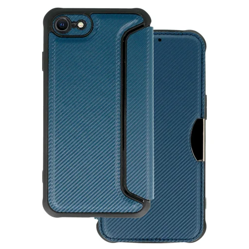 iPhone 7/8/SE 2020/SE 2022 RAZOR fliptok sötétkék ütésálló - 4