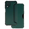 Samsung Galaxy A12 RAZOR fliptok sötétzöld ütésálló thumbnail