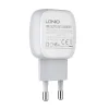 LDNIO A2313C USB + USB-C hálózati töltő adapter PD QC 3.0, 18W (fehér) thumbnail