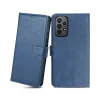 Samsung Galaxy A23 5G mágneses PU bőr fliptok kártyatartóval kék Alphajack thumbnail
