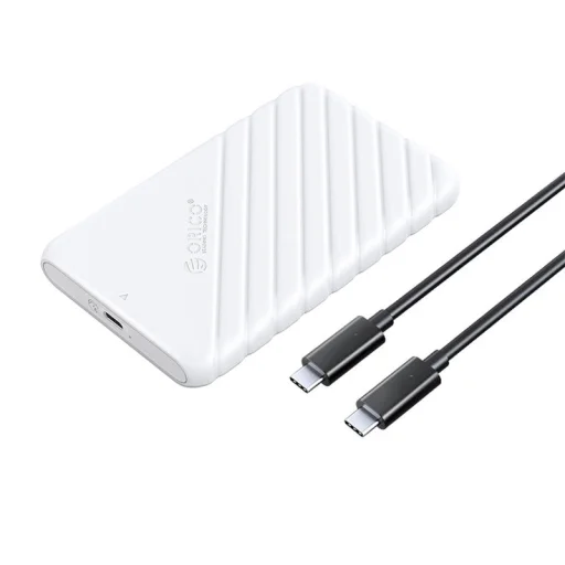 Orico külső ház, tok 2.5'' HDD / SSD 6 Gbps, USB-C 3.1 Gen1 (fehér) - 1