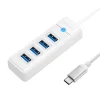 Orico USB HUB elosztó adapter USB-C - 4x USB 3.0, 5 Gbps, 0.15m (fehér) thumbnail