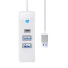 Orico USB HUB elosztó adapter - 2x USB 3.0 + USB-C, 5 Gbps, 0.15m (fehér) thumbnail