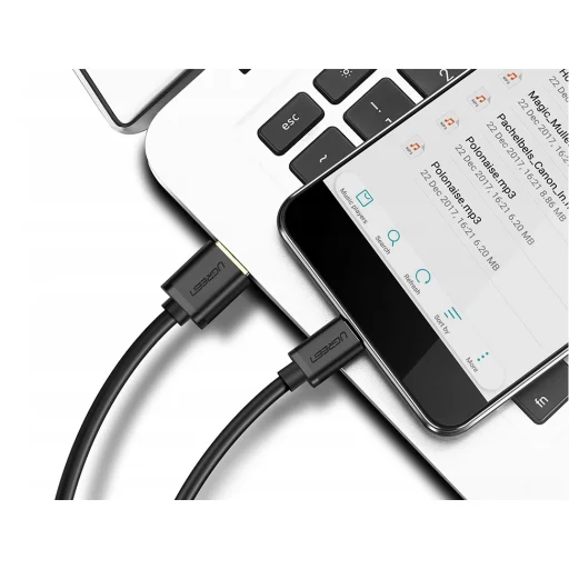 Ugreen USB-A - USB-C kábel 25cm fekete - 3