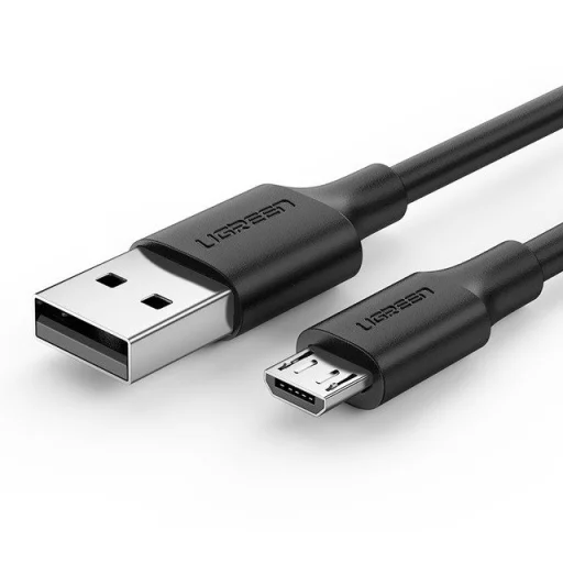 Ugreen US289 USB-A - micro USB kábel, 3m (fekete) - 1