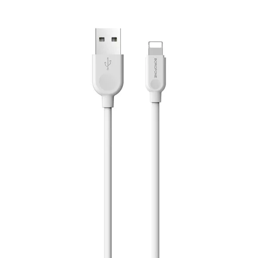 Borofone BX14 Linkjet USB - Lightning kábel 2.4A 1m fehér - 1