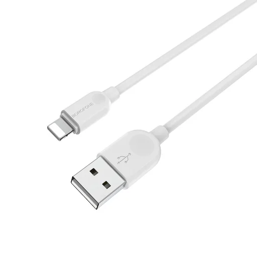 Borofone BX14 Linkjet USB - Lightning kábel 2.4A 1m fehér - 3