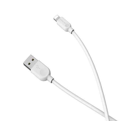 Borofone BX14 Linkjet USB - Lightning kábel 2.4A 1m fehér - 2