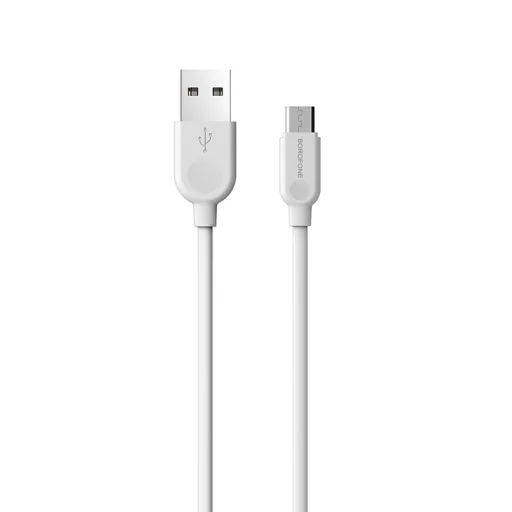 Borofone BX14 Linkjet USB - Type C kábel 2.4A 2m fehér - 2