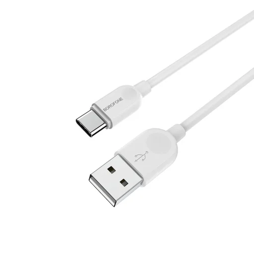 Borofone BX14 Linkjet USB - Type C kábel 3A 1m fehér - 8