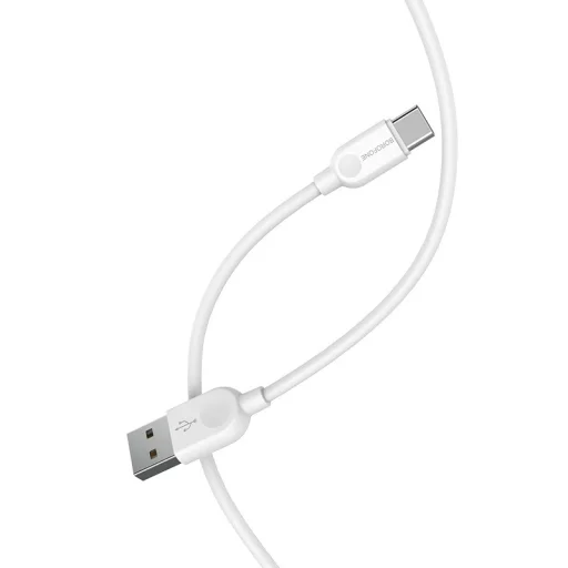 Borofone BX14 Linkjet USB - Type C kábel 3A 1m fehér - 6
