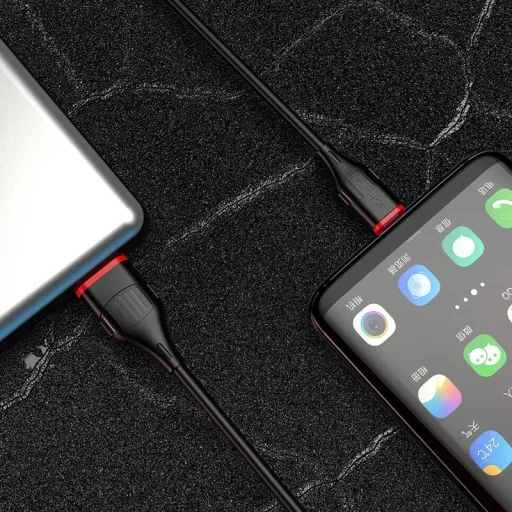 Borofone BX17 Enjoy USB - USB Type-C kábel 3A 1m fekete - 3