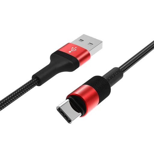Borofone BX21 Outstanding USB - Type C kábel 3A 1m piros - 4