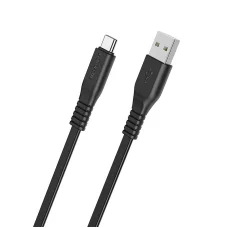 Borofone BX23 Wide Power USB - Type C kábel 3A 1m fekete