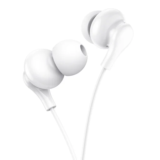 Borofone BM59 Collar 3.5mm jack vezetékes fülhallgató fehér  - 5