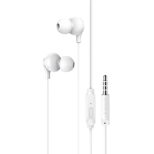 Borofone BM59 Collar 3.5mm jack vezetékes fülhallgató fehér  - 1