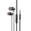 Borofone BM65 Sole 3.5mm jack vezetékes fülhallgató mikrofonnal fekete thumbnail