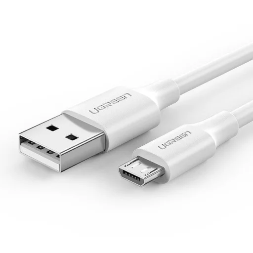 Ugreen USB - micro USB QC 3.0 2.4A kábel 0,5 m (fehér) - 1