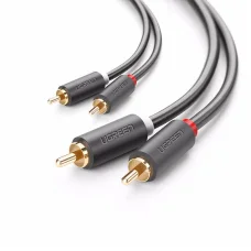 Ugreen 2x RCA (Cinch) - 2x RCA (Cinch) AV104 kábel 1m (fekete)