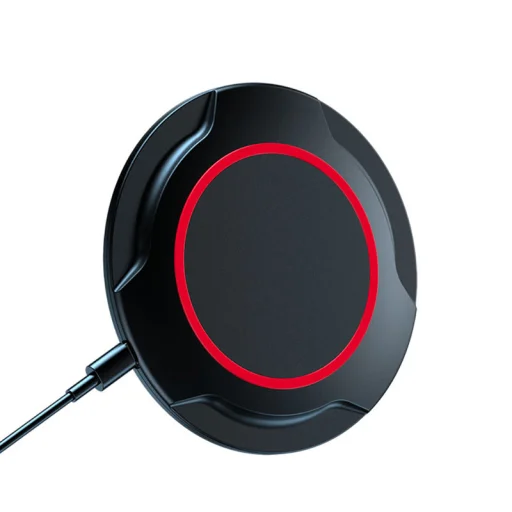 Univerzális Qi indukciós töltő gyorstöltéssel C02 UFO 15W fekete - 1