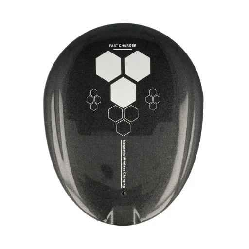 Univerzális Qi indukciós töltő gyorstöltéssel mágneses C01 15W fekete - 1