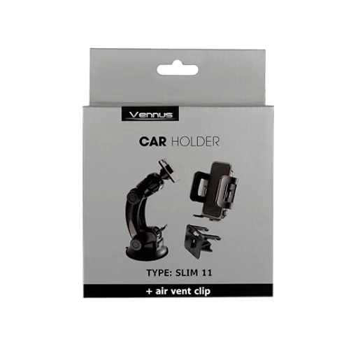 Vennus Slim 11 autós telefontartó szélvédőre vagy szellőzőrácsra - 2