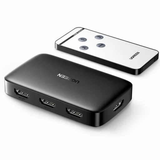 Ugreen CM332 3 az 1-ben HDMI kapcsoló 1.4, 4K, 30 Hz (fekete) - 2