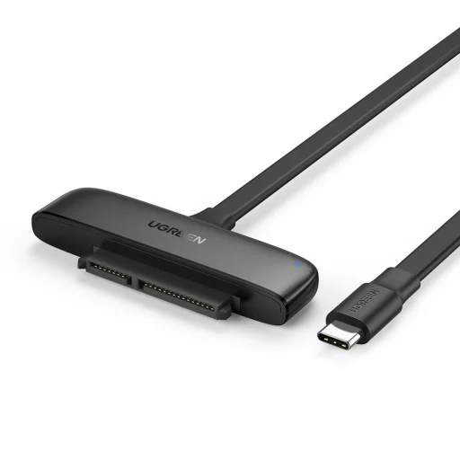 Ugreen USB-C 3.0 adapter SATA 2.5'' meghajtóhoz, OTG, 50 cm (fekete) - 1