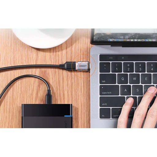 Ugreen US270 USB-A - USB-C OTG adapter (szürke) - 4