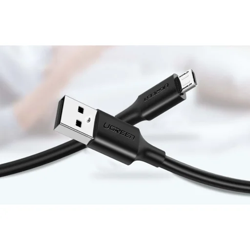 Ugreen US289 USB-A - micro USB kábel, 3m (fekete) - 2
