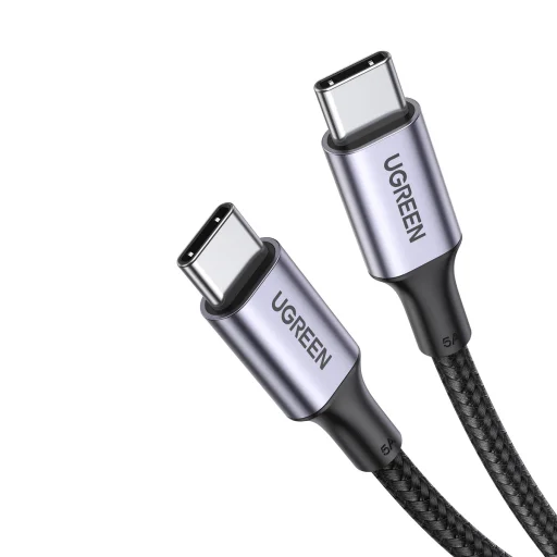Ugreen US316 USB-C - USB-C kábel, QC3.0 PD 100W, 3m (fekete) - 1