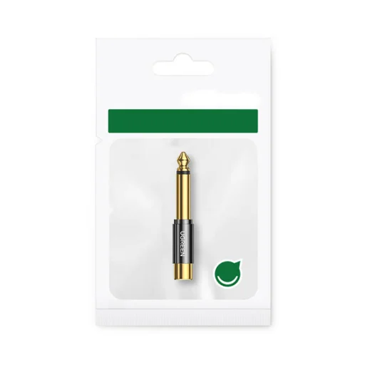 Ugreen AV169 6.5mm-es jack (apa) és RCA (anya) átalakító adapter - 2
