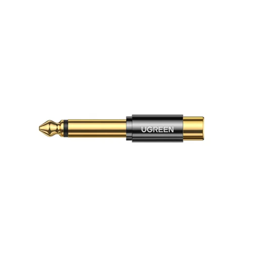 Ugreen AV169 6.5mm-es jack (apa) és RCA (anya) átalakító adapter - 1