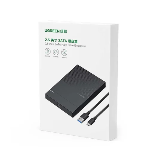 Ugreen CM471 2,5'' külső HDD/SSD ház, USB-A 3.2 Gen 1, 5Gbps (fekete) - 2